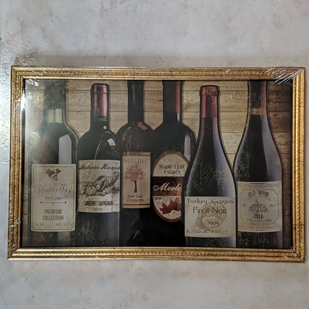Wine Collector's Hanging Wall Art Decoration